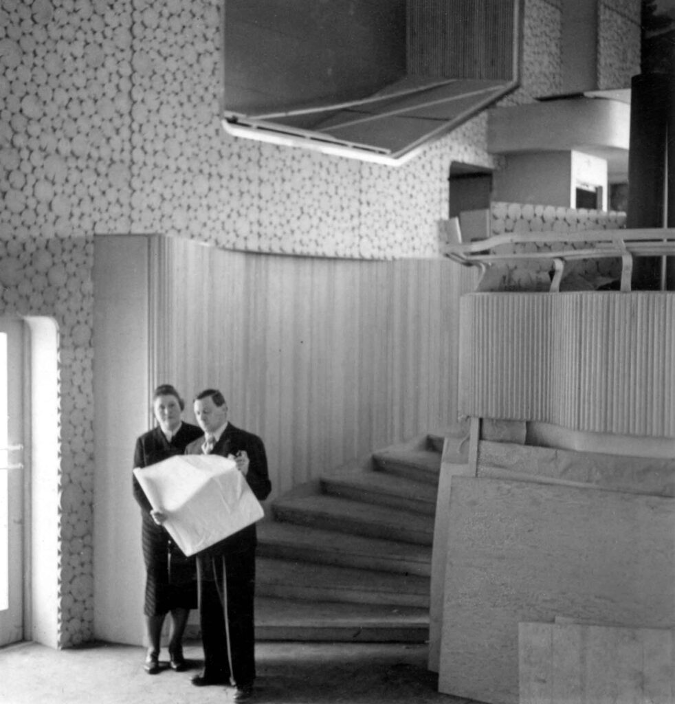 Alvar and Aino Aalto in New York.
