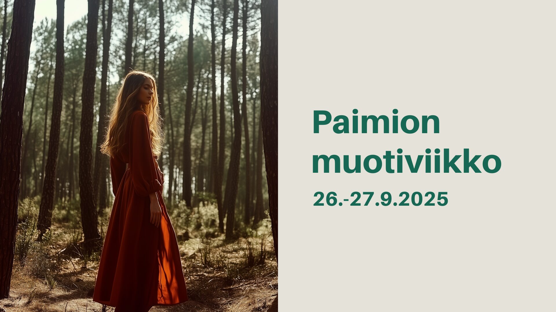 Tapahtuma Paimion muotiviikko Paimion parantola